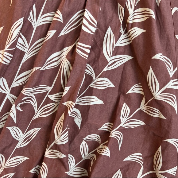 Y2K Plenty By Tracy Reese Silk Botanical Bubble Hem Strapless Mini Dress Size 4 - Picture 3 of 8